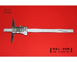 單溝數(shù)顯深度卡尺0-200（溝1mm)